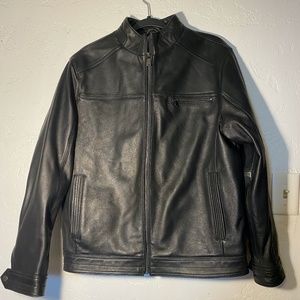boston harbor mens leather jacket